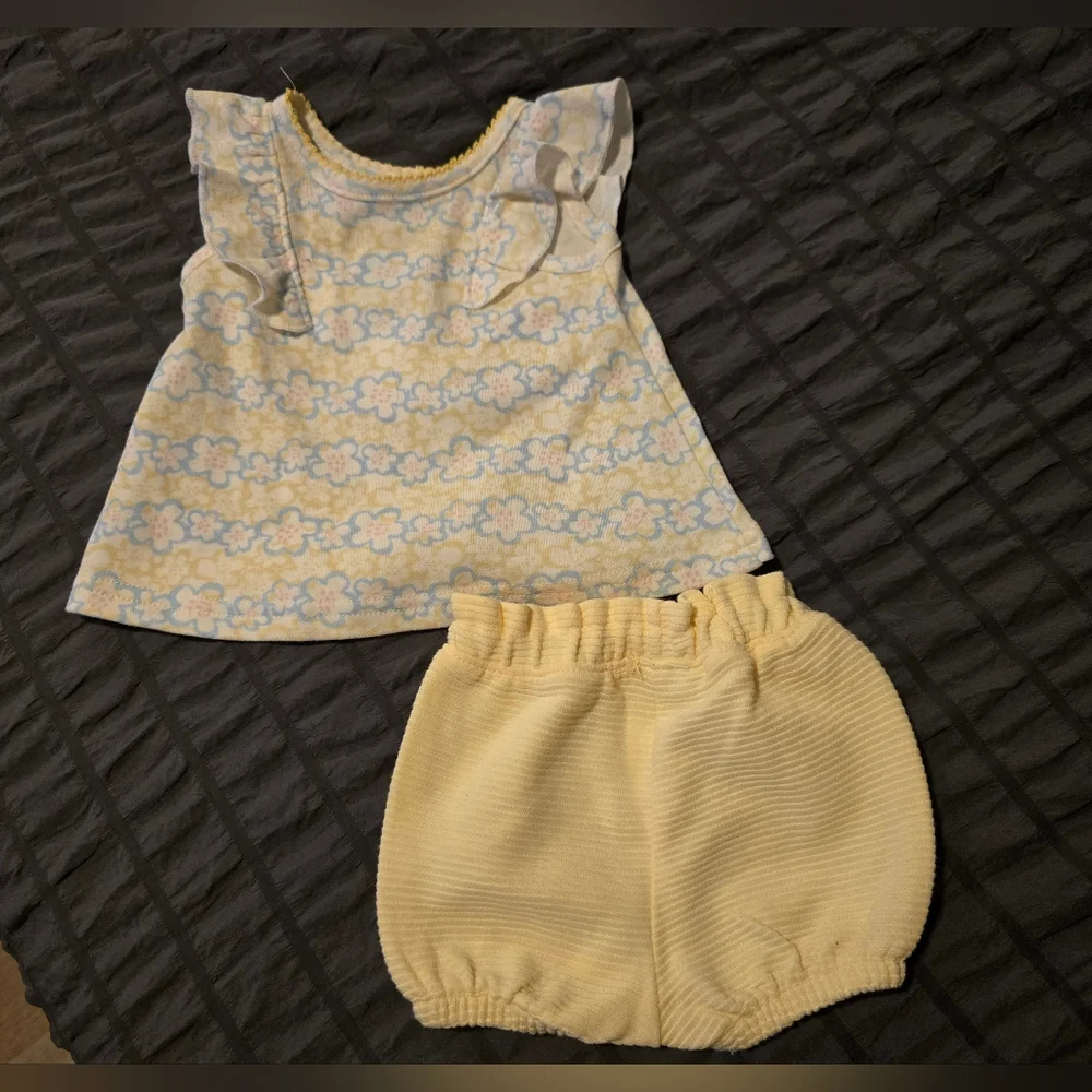 NEW Disney Baby Stitch Short And Shirt Set Set 0-3Months